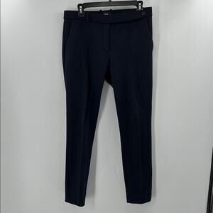 Theory Women's Pintuck Pant - Summer Pique 2 - Navy - 8